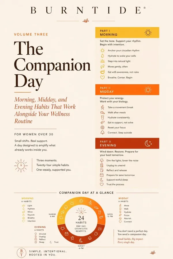 The cover of Burntide companion guide Volume Three, The Companion Day