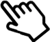 A hand cursor icon, marking the click that leaves this website for the checkout